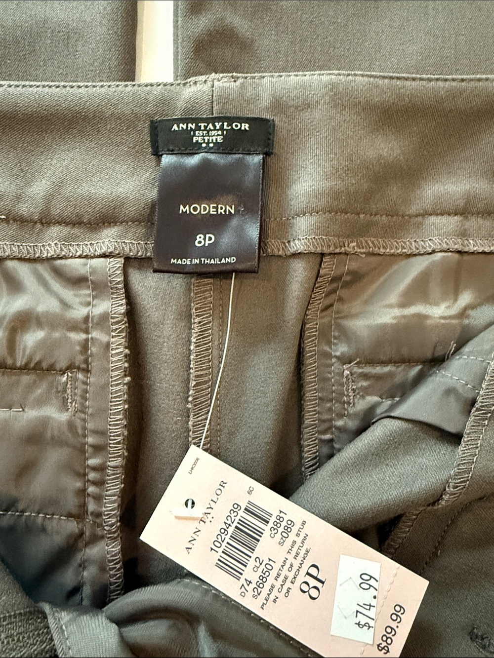 Ann Taylor Modern Slim Through Hip & Thigh Bootleg Pants - Picture 2 of 11